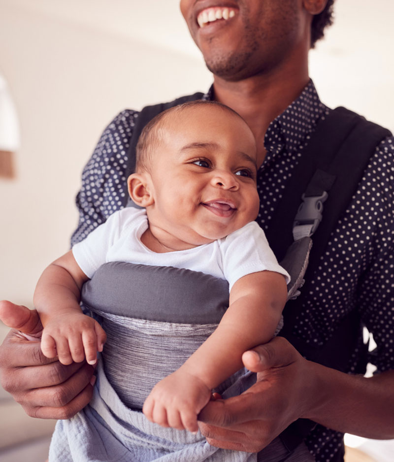 Parent bringing child to dental practice